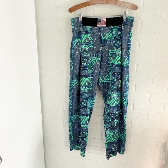 Vintage 80s 90s Touch & Match Sportswear Muscle pants Parachute Neon MC Hammer - Picture 1 of 11